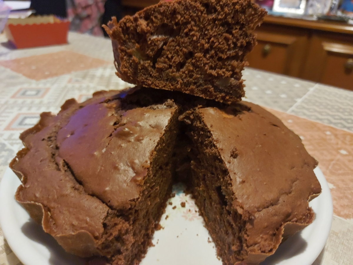 Torta al cioccolato e pere della nonna Rosa
