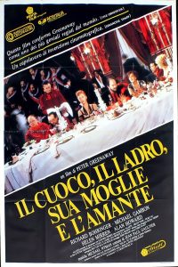 Il cuoco, il ladro, sua moglie e l’amante (1989)  locandina
