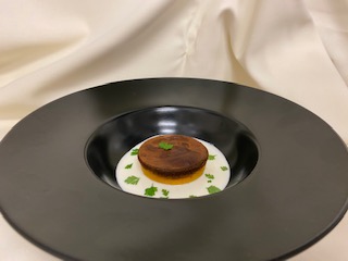 Flan di zucca con crema alla robiola