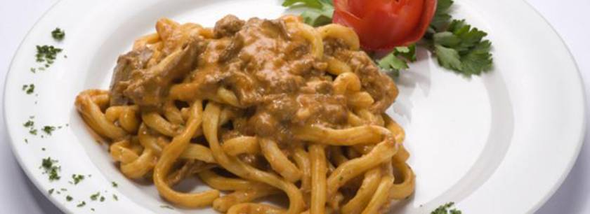 Maccheroni con l’agucia a la bubbieza