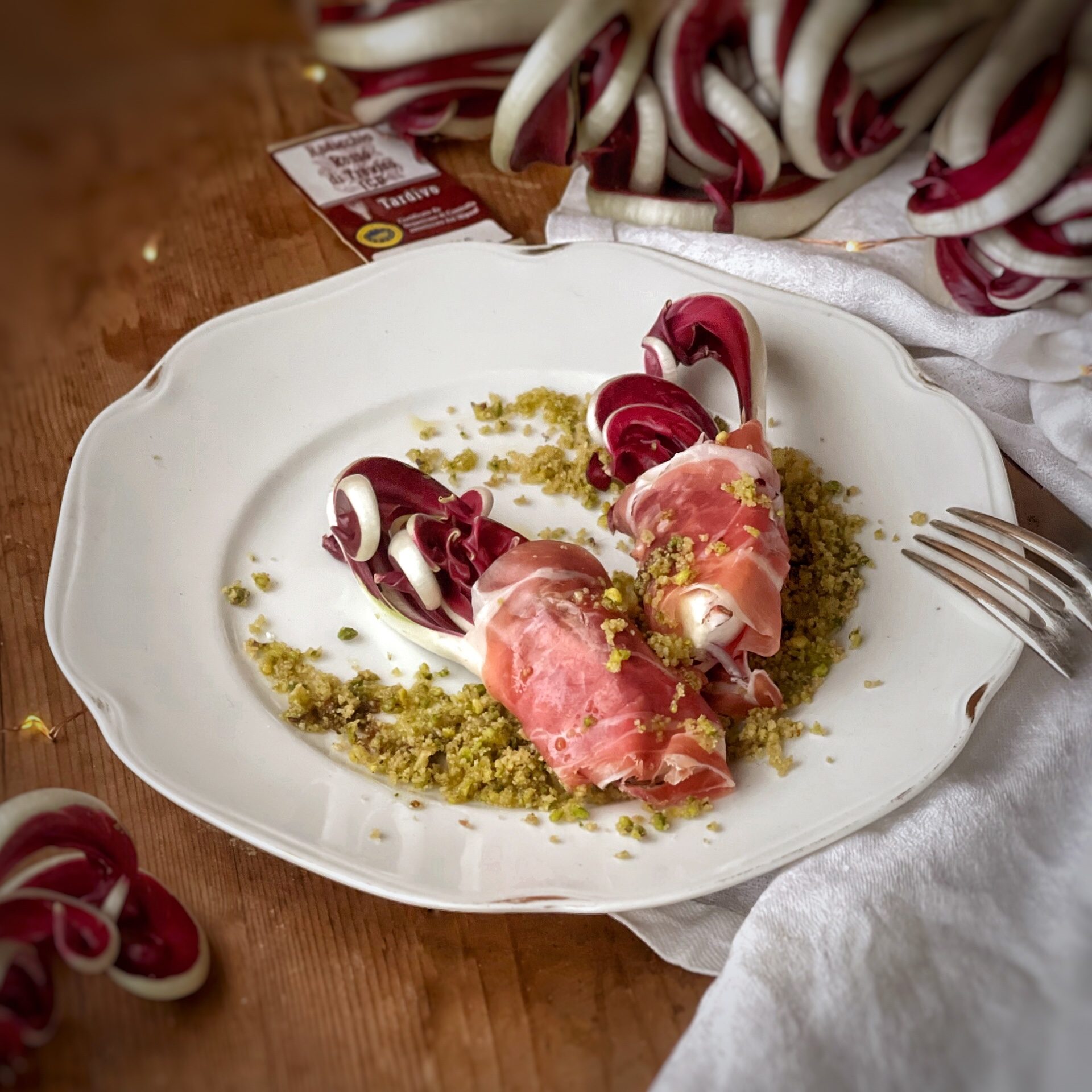 Involtini veneti al radicchio e formaggi DOP