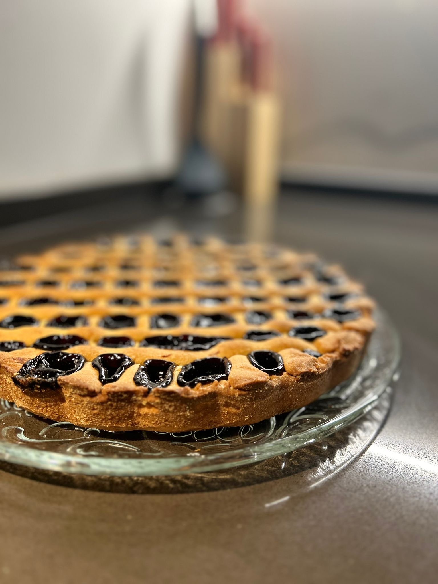 Crostata di marmellata di prugne