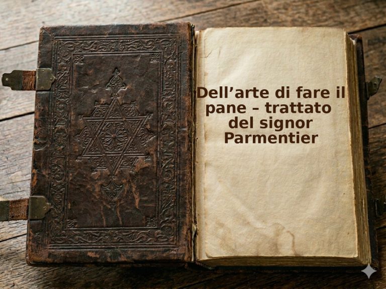 Dell’arte di fare il pane – trattato  del signor Parmentier - Copertina