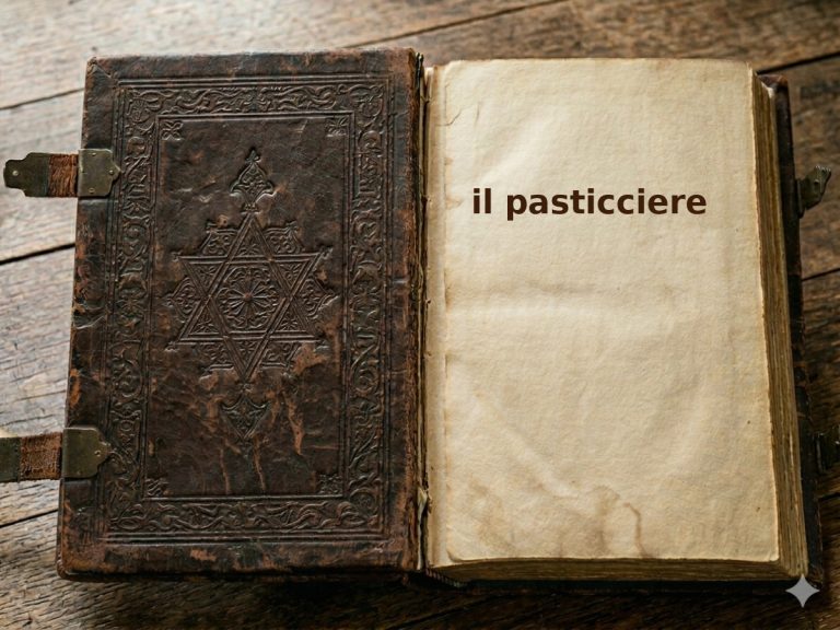 il pasticciere - Copertina