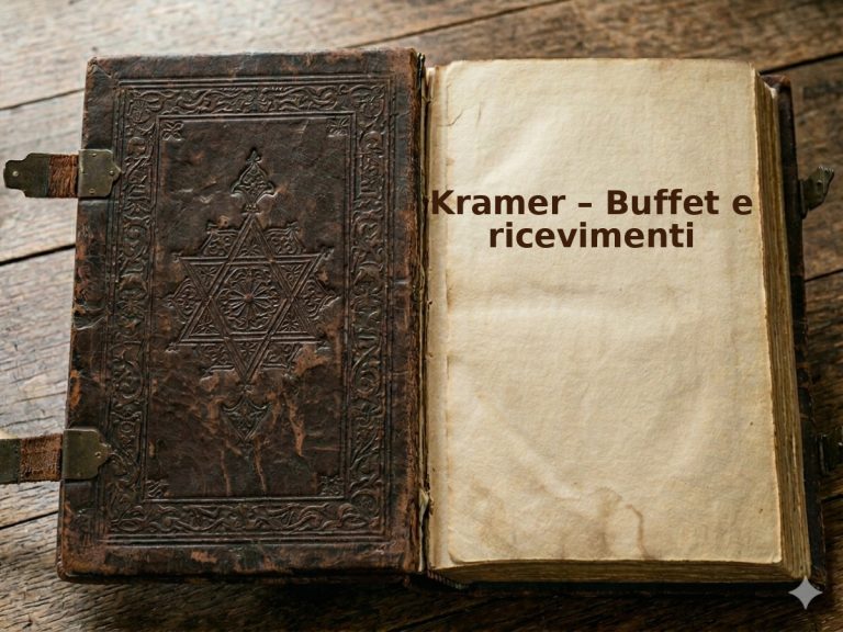 Kramer – Buffet e ricevimenti - Copertina